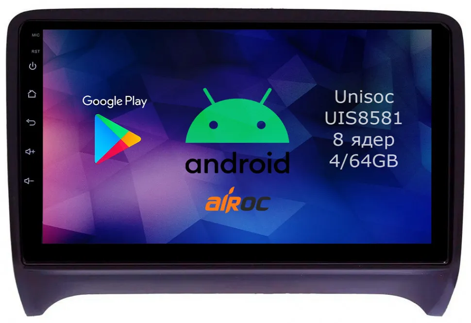 Штатная магнитола для Audi TT, 2006-2014 - Roximo RM-3606 Штатная магнитола для Audi TT, 2006-2014 - Roximo RM-3606