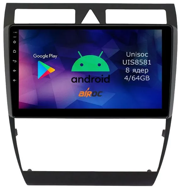 Штатная магнитола для Audi A6, 2001-2006 - Roximo RM-3602 Штатная магнитола для Audi A6, 2001-2006 - Roximo RM-3602