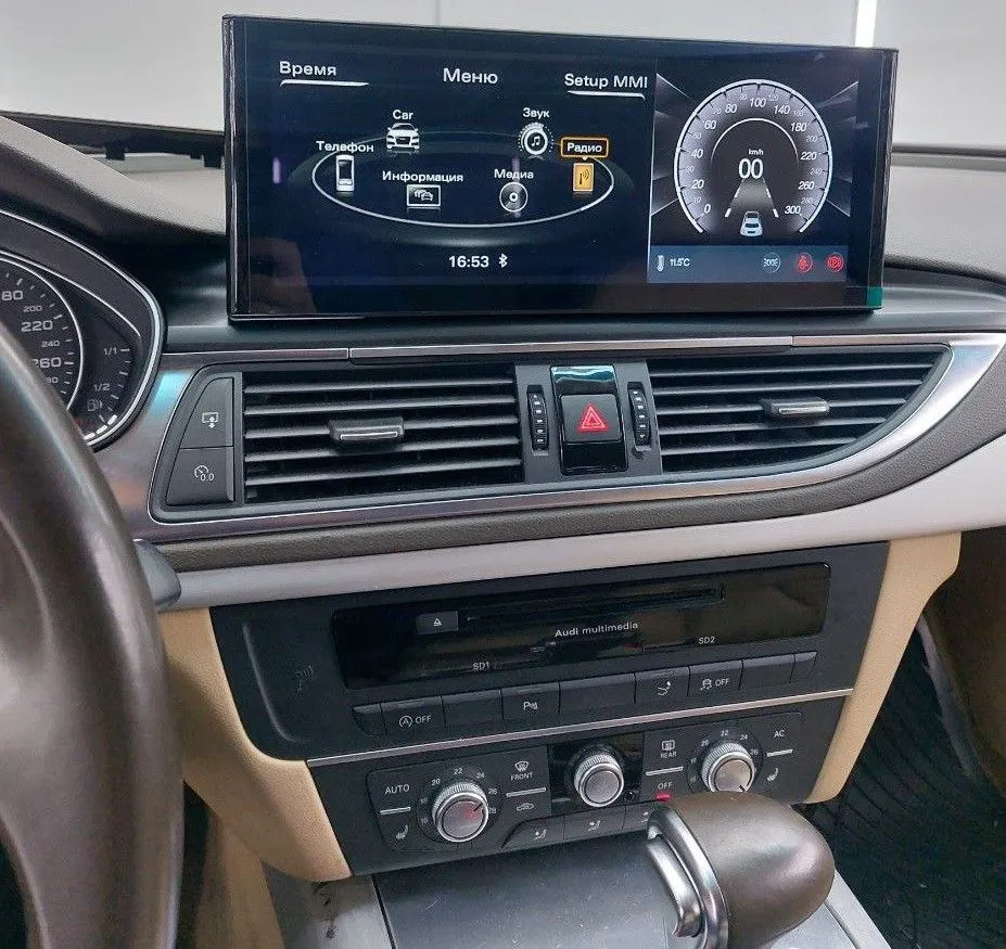 Монитор 12,3" Audi A6 (С7), A7 (4G) 2016-2018 на Android 13 - Radiola RDL-8506-16 Монитор 12,3" Audi A6 (С7), A7 (4G) 2016-2018 на Android 13 - Radiola RDL-8506-16