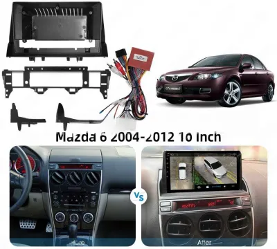 Штатная магнитола для Mazda 6 2007-2012 на Android 12 (14), (QLED/2K) - Carmedia SF-9506-B-NPQU